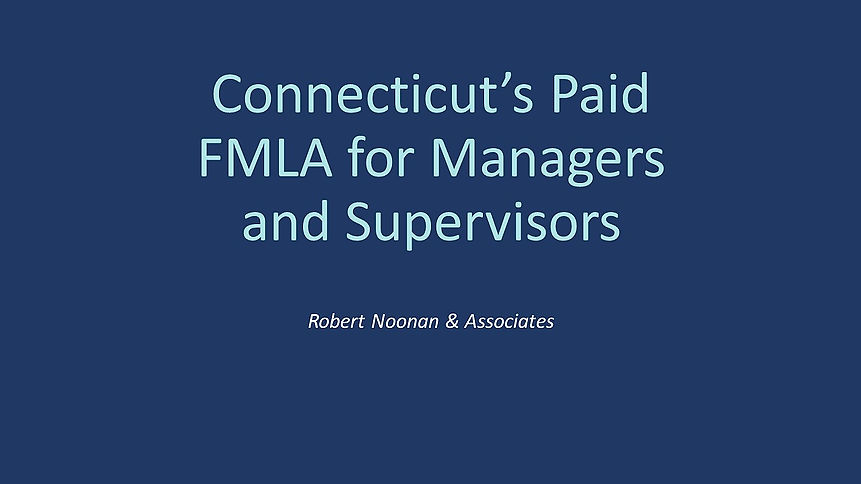 FMLA for Managers and Supervisors